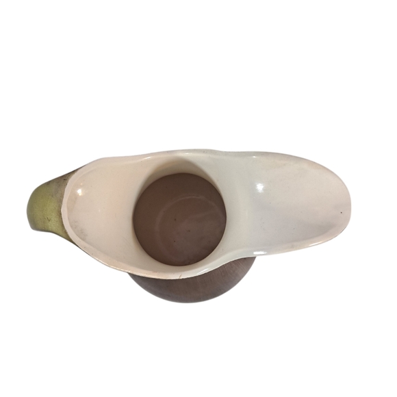 Vintage Haeger Pottery USA Gold/Brown Pitcher With Handle 9" - Picture 6 of 12